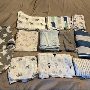Assorted Baby Swaddle Blankets